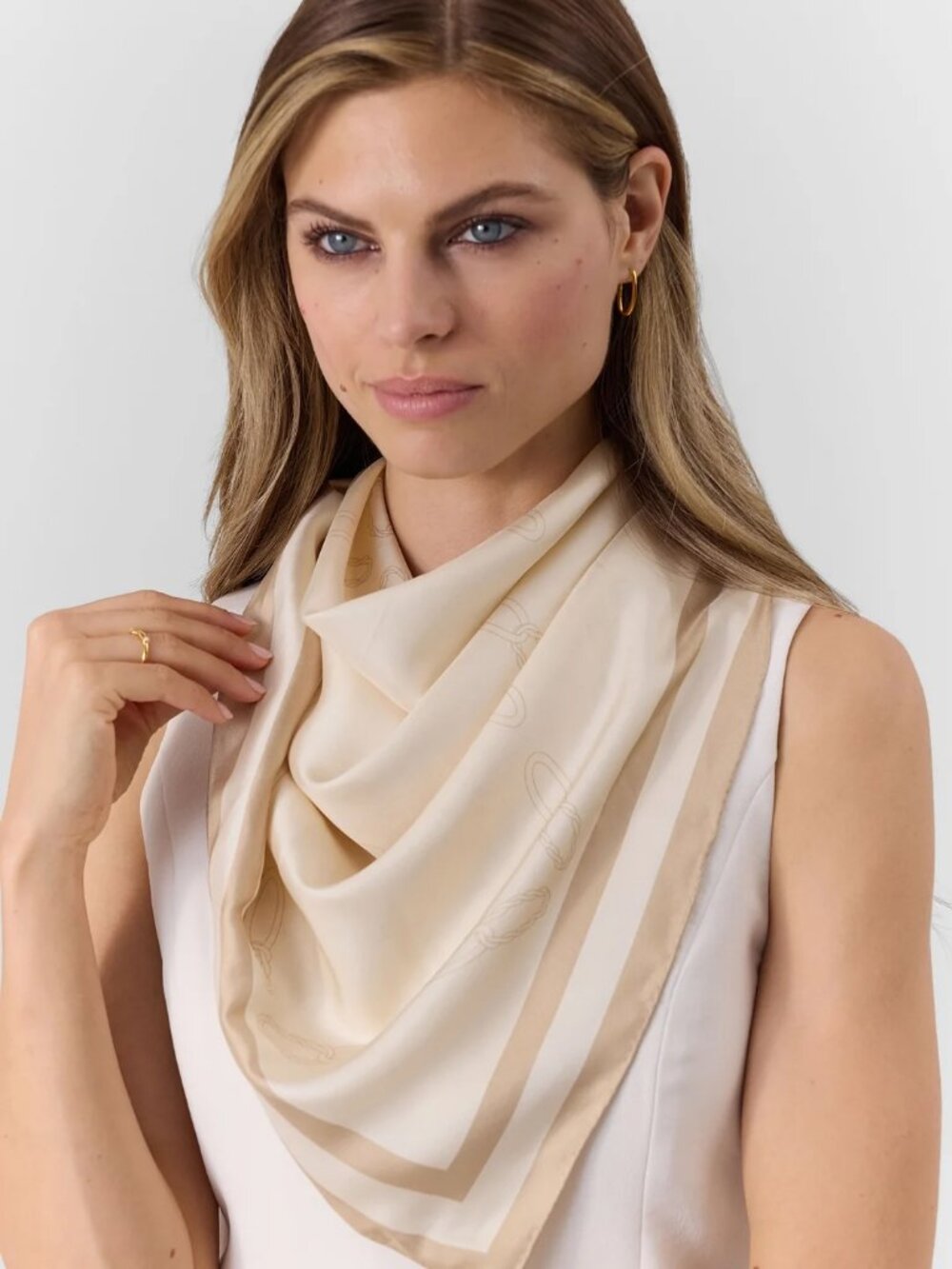 Unità Monogram Silk Scarf